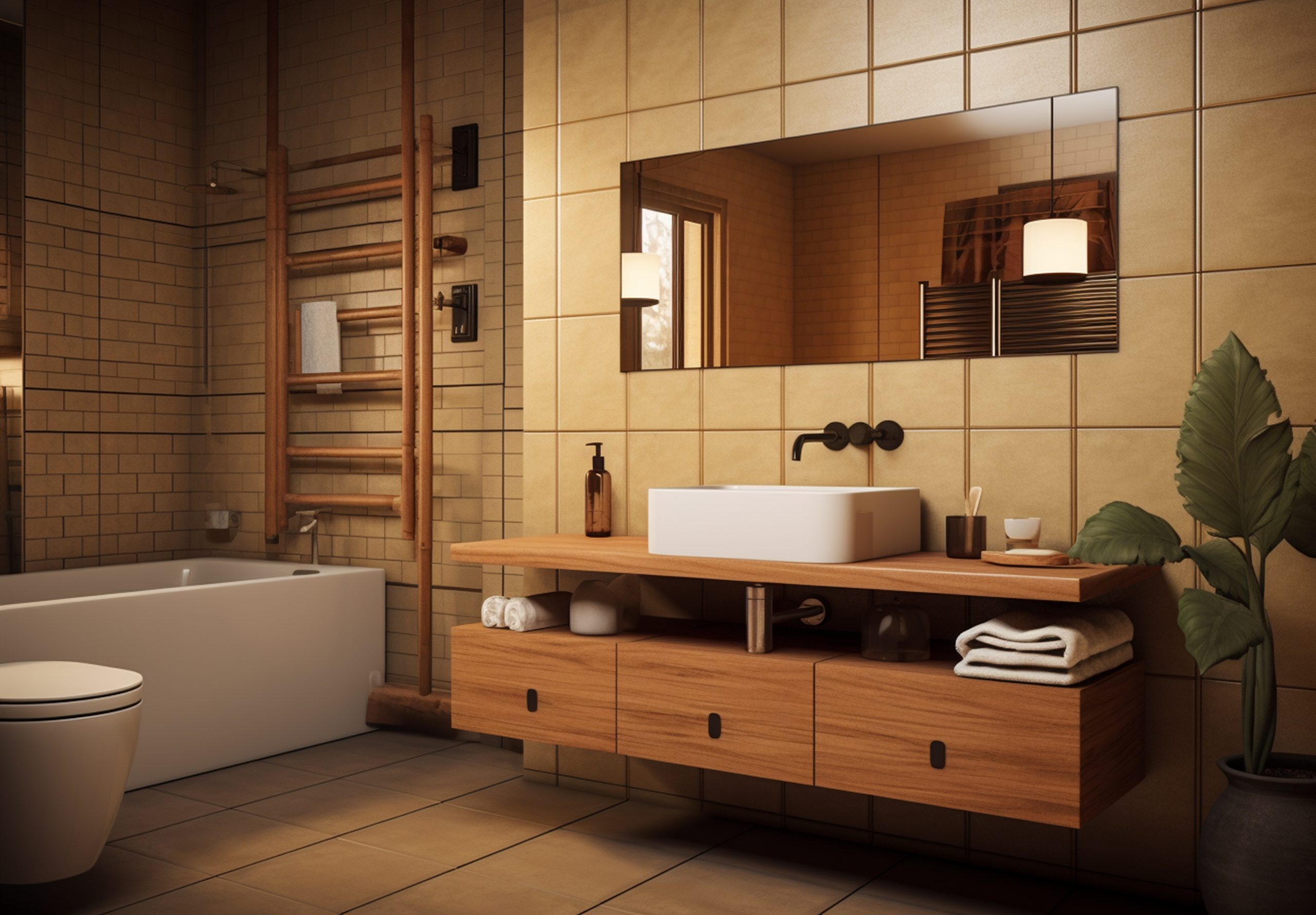 White Oak Vanity